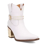 Dingo Womens Milano Block Heel Cowboy Boots