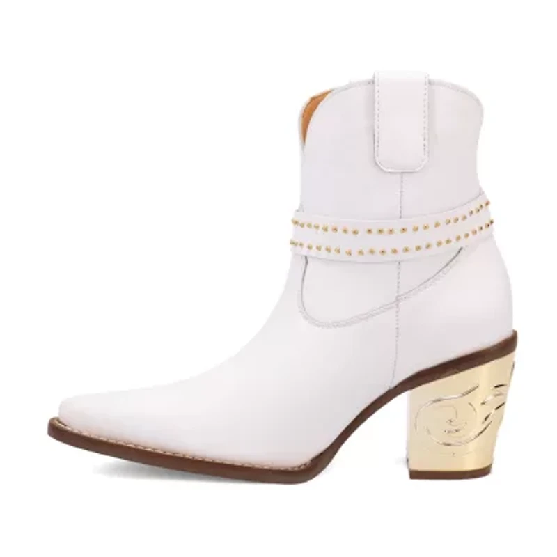 Dingo Womens Milano Block Heel Cowboy Boots