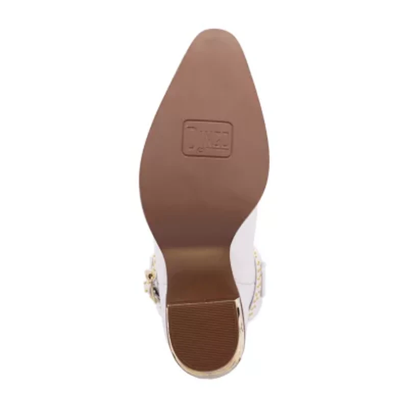Dingo Womens Milano Block Heel Cowboy Boots