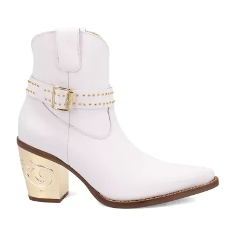 Dingo Womens Milano Block Heel Cowboy Boots