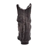 Dingo Womens Denim Dream Block Heel Cowboy Boots
