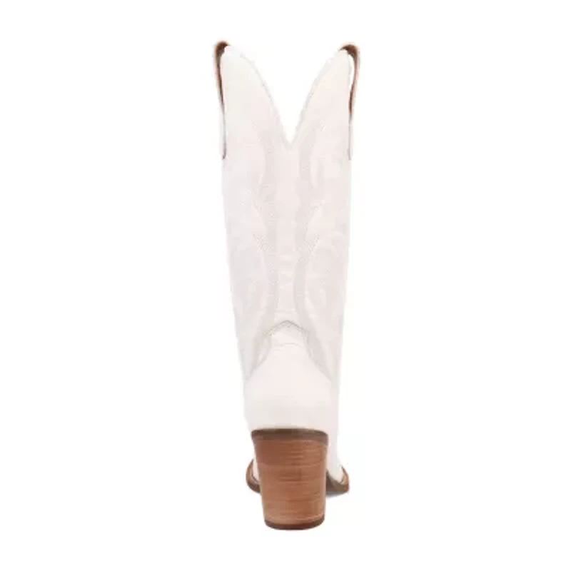 Dingo Womens Hensley Block Heel Cowboy Boots