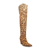 Dingo Womens Diva Stacked Heel Cowboy Boots
