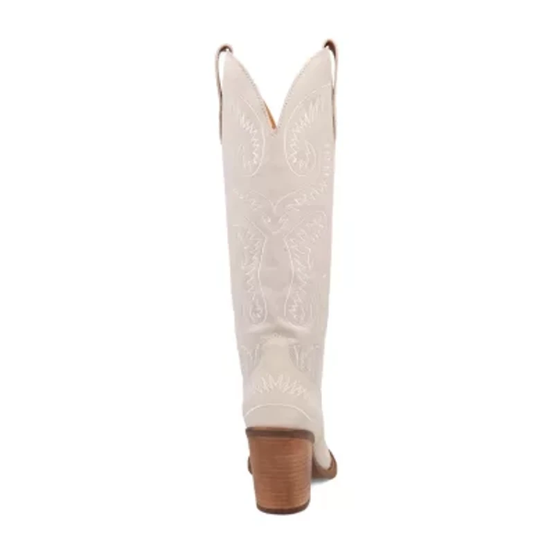 Dingo Womens Evita Stacked Heel Cowboy Boots