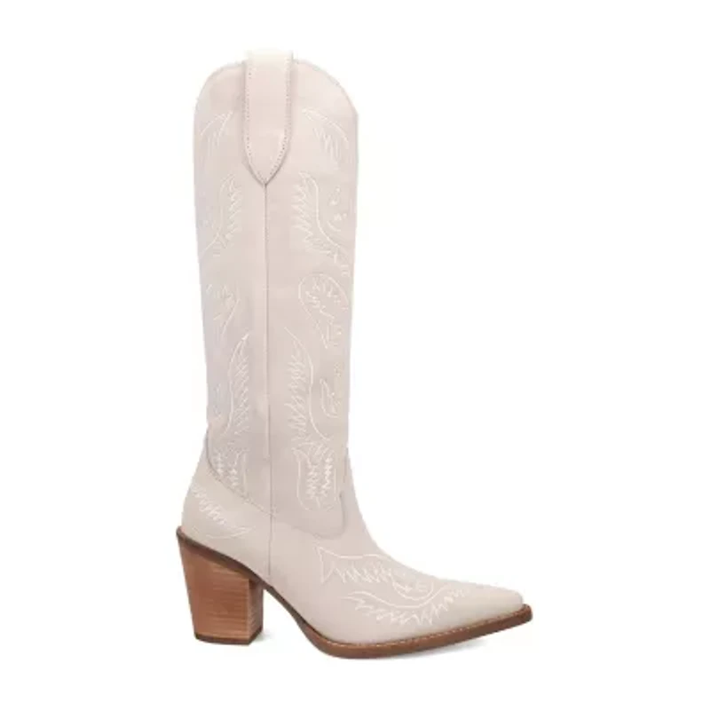 Dingo Womens Evita Stacked Heel Cowboy Boots