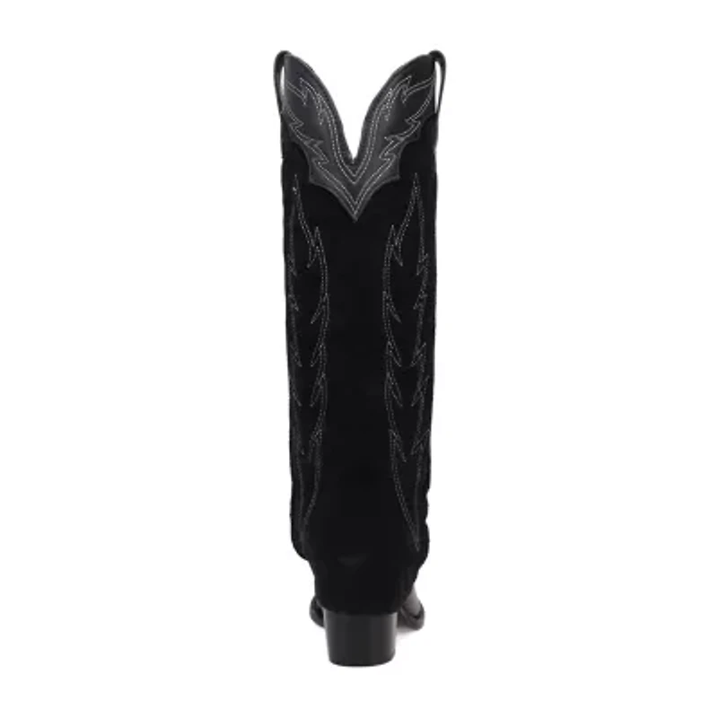 Dingo Womens Wild Fire Block Heel Cowboy Boots