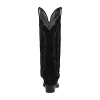 Dingo Womens Wild Fire Block Heel Cowboy Boots
