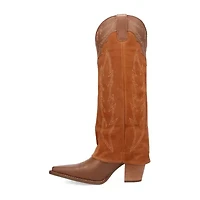 Dingo Womens Wild Fire Block Heel Cowboy Boots