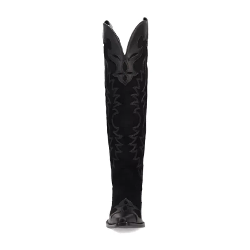 Dingo Womens Drama Queen Block Heel Cowboy Boots