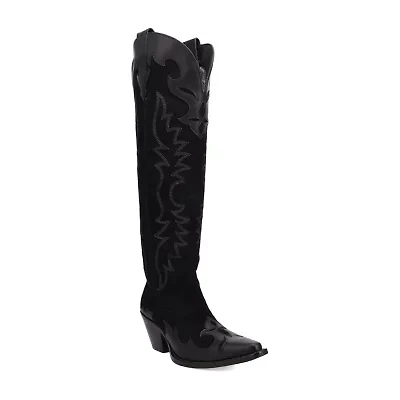 Dingo Womens Drama Queen Block Heel Cowboy Boots