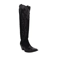 Dingo Womens Drama Queen Block Heel Cowboy Boots