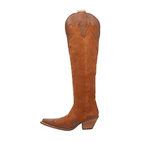 Dingo Womens Drama Queen Block Heel Cowboy Boots
