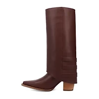 Dingo Womens Urban Cowgirl Stacked Heel Cowboy Boots