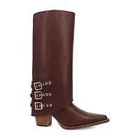 Dingo Womens Urban Cowgirl Stacked Heel Cowboy Boots