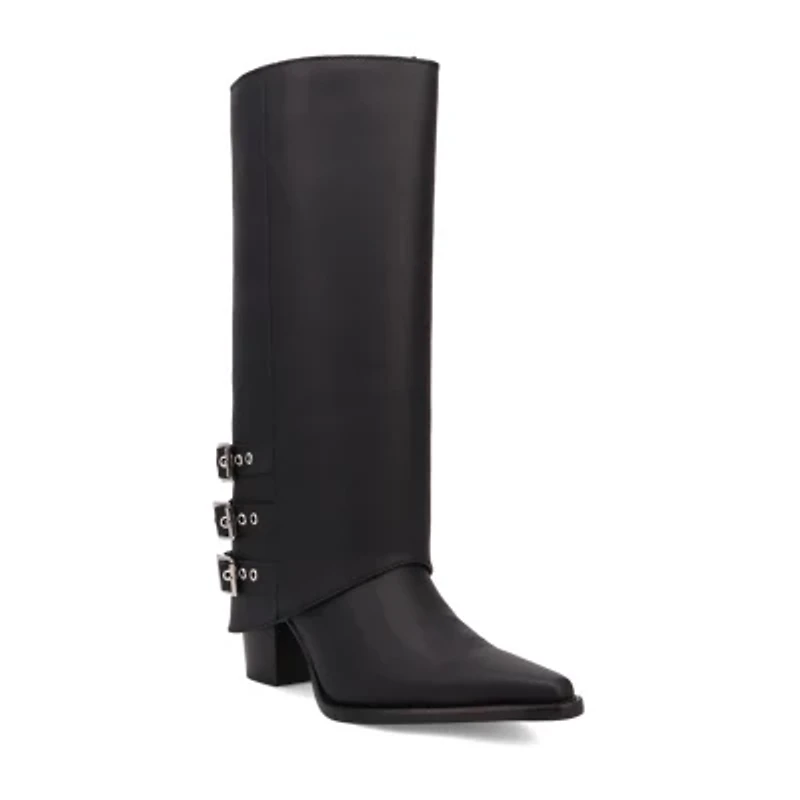 Dingo Womens Urban Cowgirl Stacked Heel Cowboy Boots