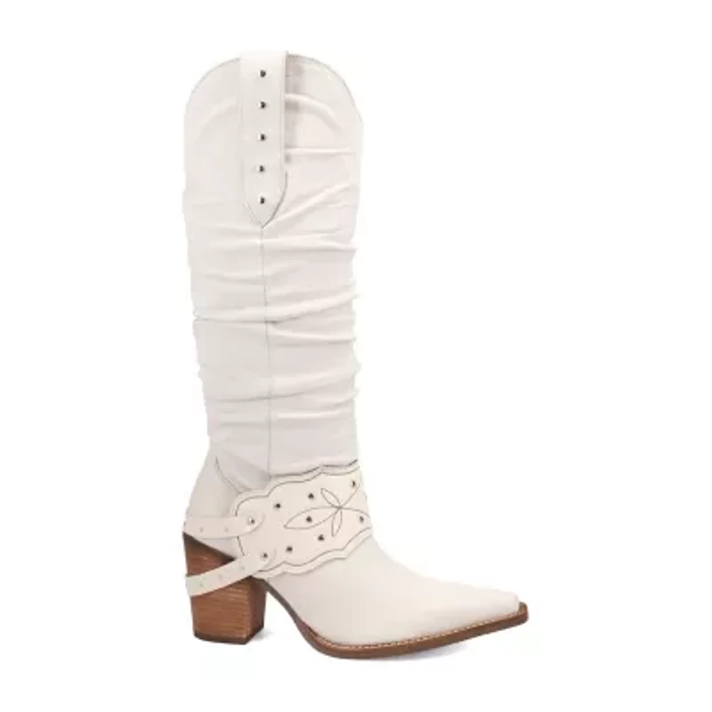 Dingo Womens Grit N' Grace Block Heel Cowboy Boots