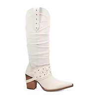 Dingo Womens Grit N' Grace Block Heel Cowboy Boots