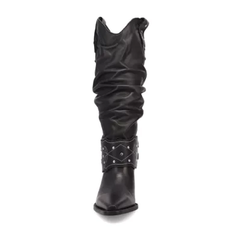 Dingo Womens Grit N' Grace Block Heel Cowboy Boots