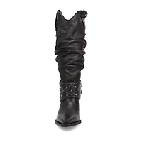 Dingo Womens Grit N' Grace Block Heel Cowboy Boots