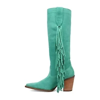 Dingo Womens Twister Block Heel Cowboy Boots