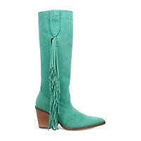 Dingo Womens Twister Block Heel Cowboy Boots