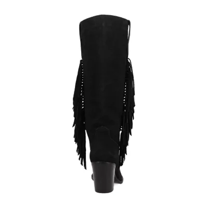 Dingo Womens Twister Block Heel Cowboy Boots