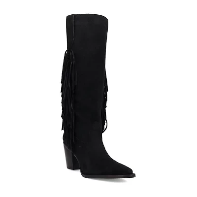 Dingo Womens Twister Block Heel Cowboy Boots