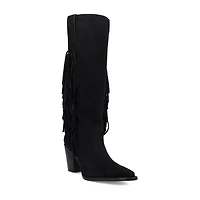 Dingo Womens Twister Block Heel Cowboy Boots