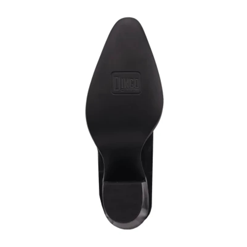 Dingo Womens Twister Block Heel Cowboy Boots