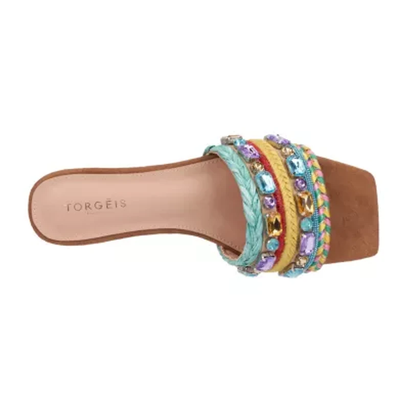 Torgeis Womens Miya Slide Sandals