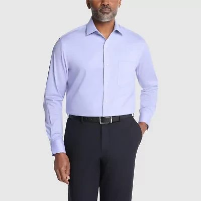 Van Heusen Ultra Wrinkle Free Mens Regular Fit Stretch Fabric Long Sleeve Dress Shirt