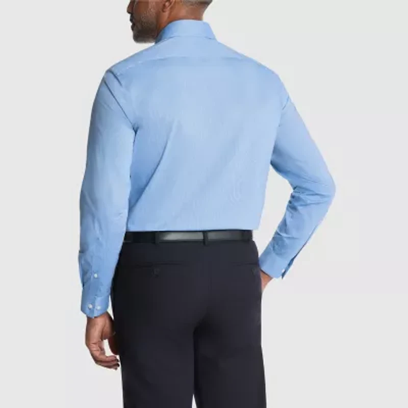 Van Heusen Ultra Wrinkle Free Mens Slim Fit Stretch Fabric Long Sleeve Dress Shirt