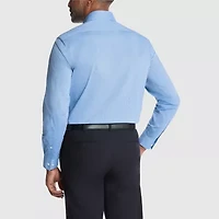 Van Heusen Ultra Wrinkle Free Mens Slim Fit Stretch Fabric Long Sleeve Dress Shirt