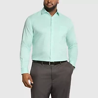 Van Heusen Ultra Wrinkle Free Mens Big & Tall Classic Fit Stretch Fabric Long Sleeve Dress Shirt