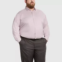 Van Heusen Comfort Performance Mens Big & Tall Classic Fit Stretch Fabric Wrinkle Free Long Sleeve Dress Shirt