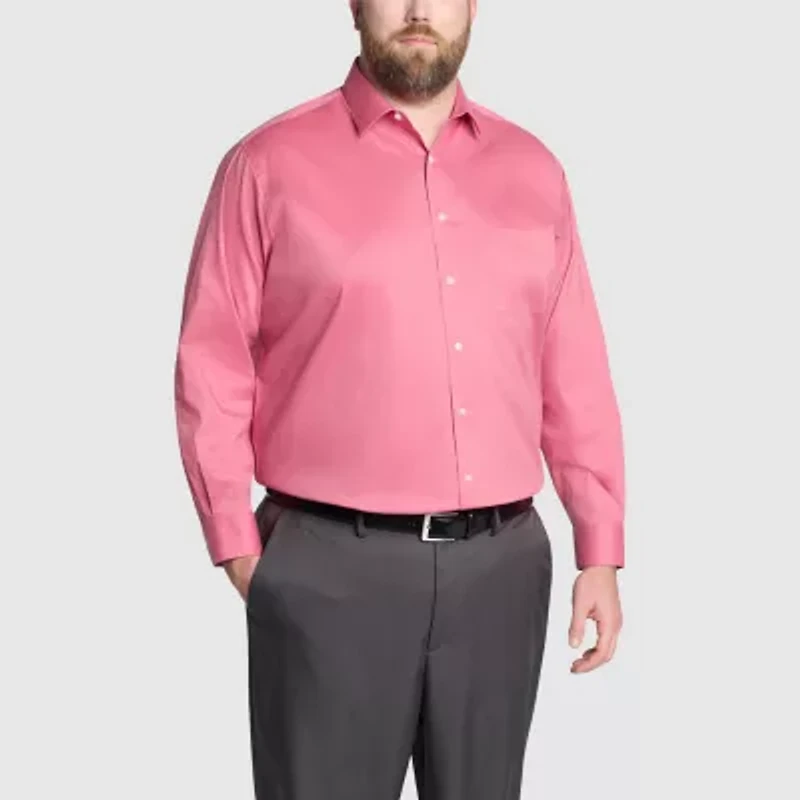 Van Heusen Big Everyday Defense Mens Regular Fit Stretch Fabric Wrinkle Free Long Sleeve Dress Shirt | Brazos Mall Van Heusen Big Everyday Defense Mens Regular Fit Stretch Fabric Wrinkle Free Long Sleeve Dress Shirt | Brazos Mall