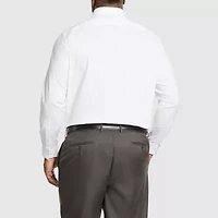 Van Heusen Everyday Defense Mens Big & Tall Classic Fit Stretch Fabric Wrinkle Free Long Sleeve Dress Shirt