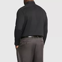 Van Heusen Everyday Defense Mens Big & Tall Classic Fit Stretch Fabric Wrinkle Free Long Sleeve Dress Shirt