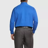 Van Heusen Everyday Defense Mens Big & Tall Classic Fit Stretch Fabric Wrinkle Free Long Sleeve Dress Shirt