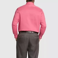 Van Heusen Everyday Defense Mens Big & Tall Classic Fit Stretch Fabric Wrinkle Free Long Sleeve Dress Shirt