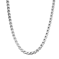 Mens Stainless Steel 24 Inch Link Chain Necklace