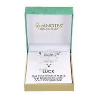 Footnotes Luck Elephant Womens Sterling Silver Band