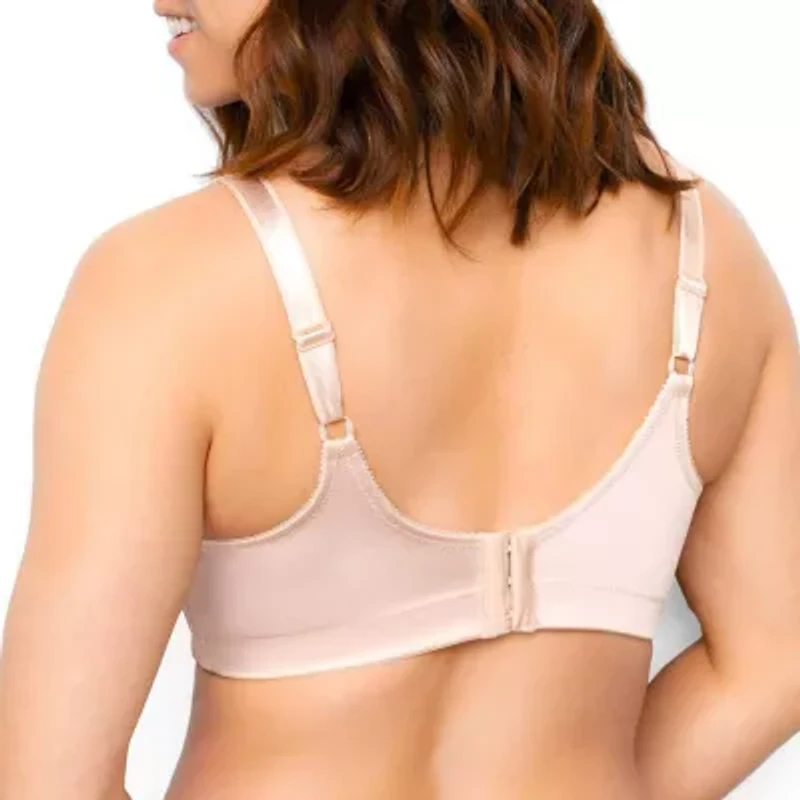 Exquisite Form® Women's FULLY Slimming Wireless Full-Coverage Bra with Back Closure & Lace- 5100548