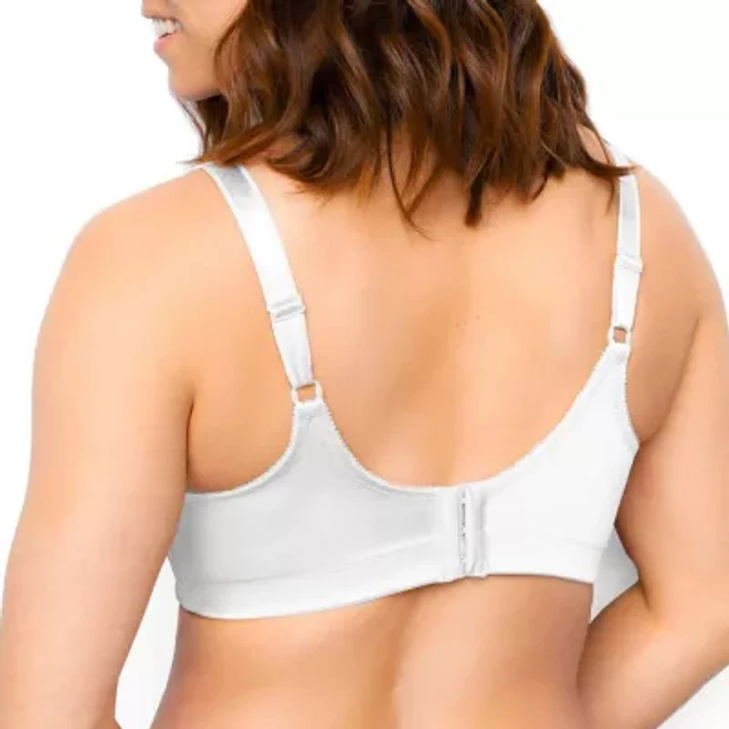 Exquisite Form® Women's FULLY Slimming Wireless Full-Coverage Bra with Back Closure & Lace- 5100548