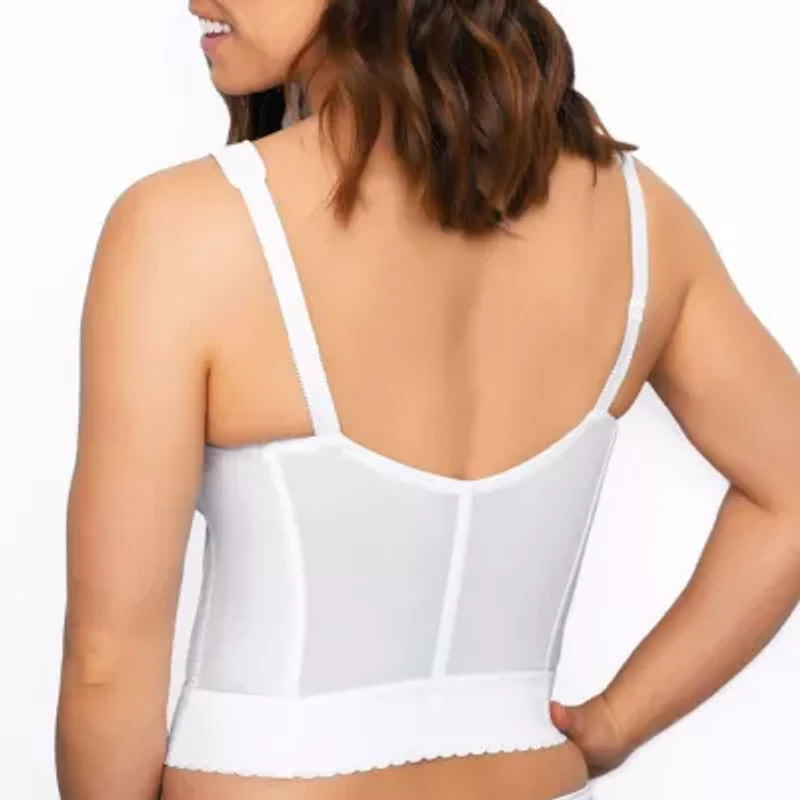 Exquisite Form®  Women's FULLY Slimming Wireless Back & Posture Support Longline Bra with Front Closure- 5107530