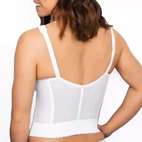 Exquisite Form®  Women's FULLY Slimming Wireless Back & Posture Support Longline Bra with Front Closure- 5107530