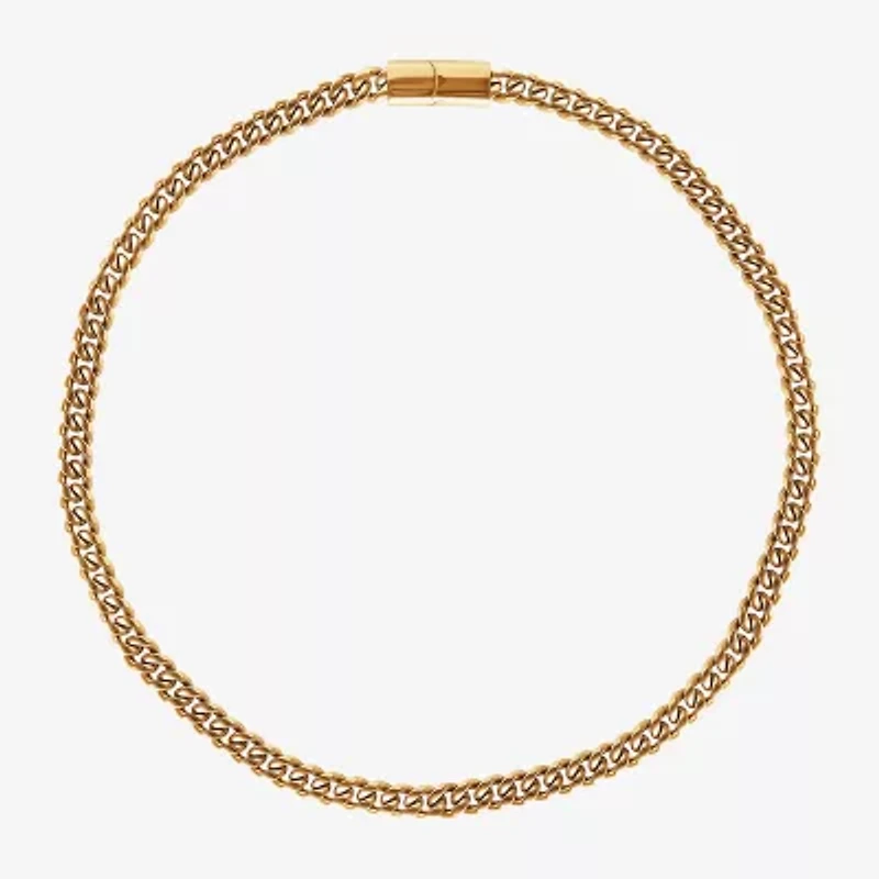Shaquille O'Neal XLG Mens Stainless Steel 20 Inch Curb Chain Necklace