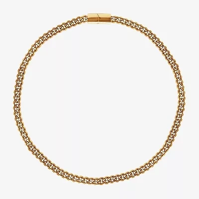 Shaquille O'Neal XLG Mens Stainless Steel 20 Inch Curb Chain Necklace