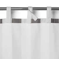Elrene Home Fashions Highland Stripe Uv 50+ Tab Top Light-Filtering Single Outdoor Curtain Panel