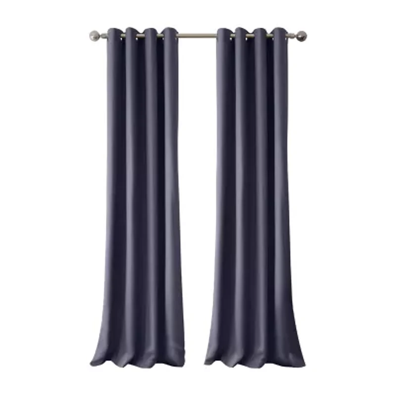 Elrene Home Fashions Connor Grommet Top Light-Filtering Single Outdoor Curtain Panel